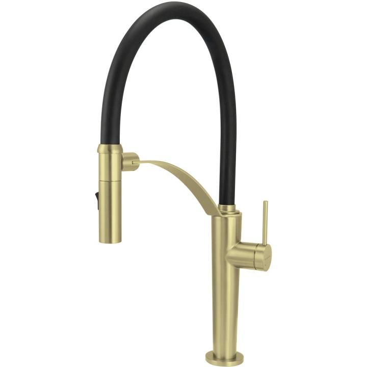 Grifo de cocina con caño flexible - 2 tipos de chorro
