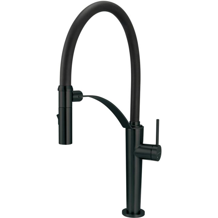 Robinet de cuisine avec bec flexible - 2 types de jet