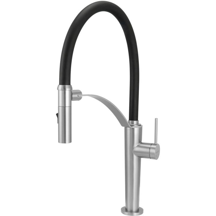 Torneira de cozinha com bico flexível - 2 tipos de jato