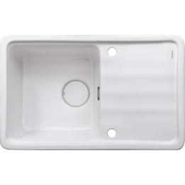 Lavello in ceramica a una vasca con scolapiatti