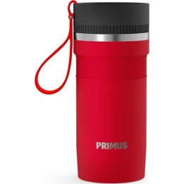Caneca de viagem térmica Primus Mika Wide 714441, com capacidade de 0,35 L, cor vermelha Primus