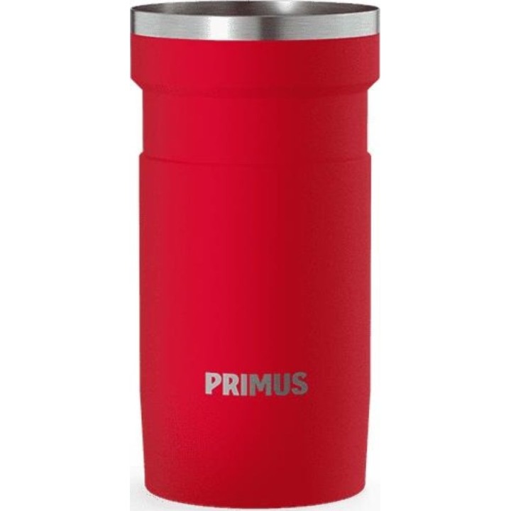 Caneca de viagem térmica Primus Mika Wide 714441, com capacidade de 0,35 L, cor vermelha Primus