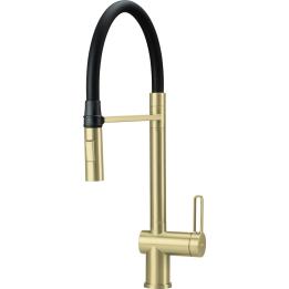 Robinet de cuisine avec bec flexible - 2 jets