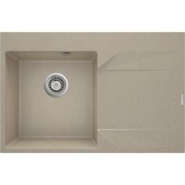 Lavabo in granito con gocciolatoio - a destra