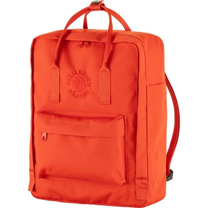 Fjällräven Re-Kånken mochila Mochila de senderismo Naranja Poliéster reciclado