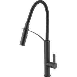 Robinet de cuisine avec bec flexible - 2 types de jets