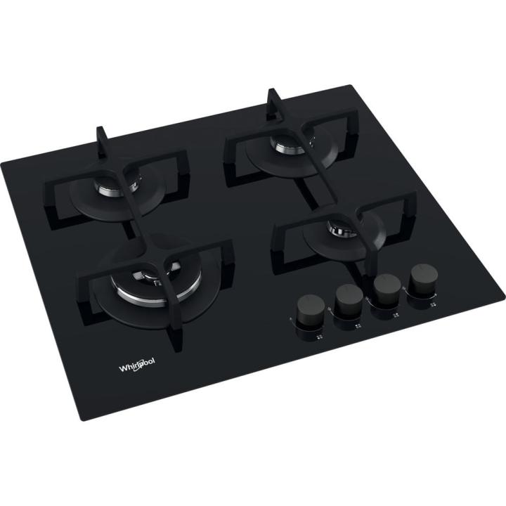 Whirlpool AKT 627/NB1 Negro Integrado 59 cm Encimera de gas 4 zone(s)