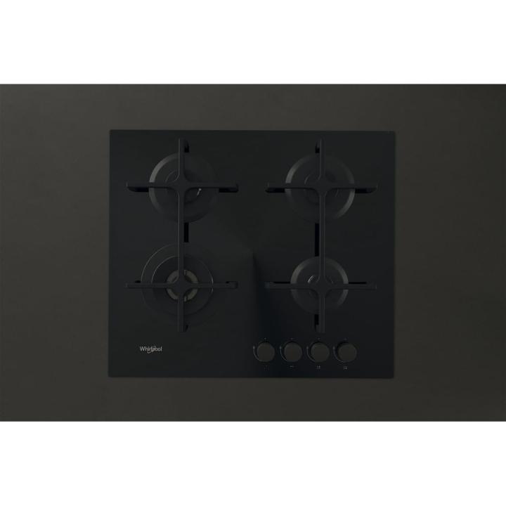 Whirlpool AKT 627/NB1 Noir Intégré 59 cm Encimera de gas 4 zone(s)
