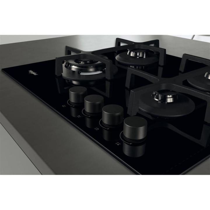 Whirlpool AKT 627/NB1 Negro Integrado 59 cm Encimera de gas 4 zona(s)