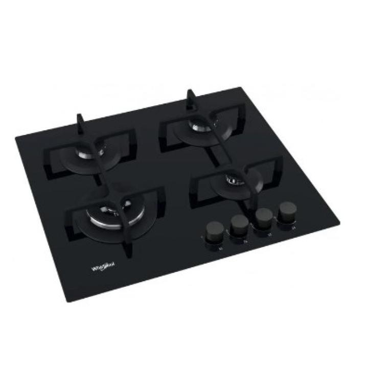 Whirlpool AKT 627/NB1 Noir Intégré 59 cm Encimera de gas 4 zone(s)