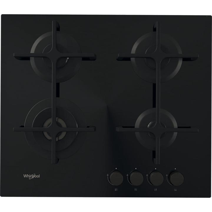 Whirlpool AKT 627/NB1 Noir Intégré 59 cm Encimera de gas 4 zone(s)