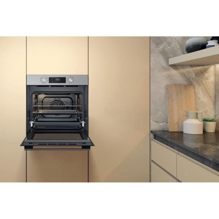 Whirlpool OMK58CU1SX 71 L Negro, Acero inoxidable