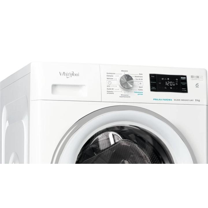 Lavadora independiente Whirlpool FFB 9258 SV ES 9 kg, 1200 rpm, blanca