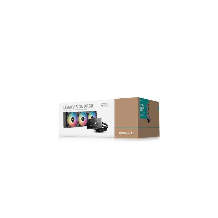Refrigerante liquido DeepCool LT360 VISION ARGB, nero