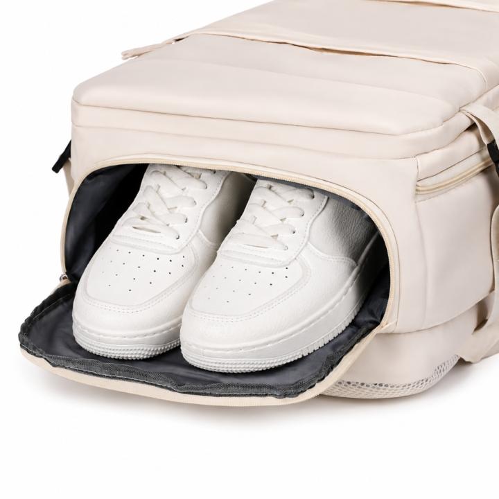 Schwarzwald KM06 Beige, Handgepäck-Rucksack für Reisen, 45 x 20 x 30 cm