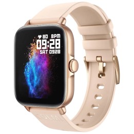 Colmi P28 Plus Dorado con Correa de Silicona Crema - Reloj Inteligente