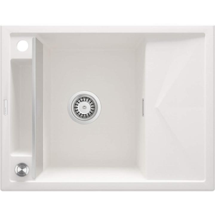 Magnetische Granitspüle mit einem Becken und Abtropffläche