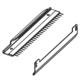 Zebra P1046696-043: Placa para cinta ZE500-4 y cepillo antiestático