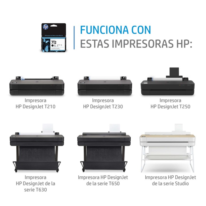 Hp 712 Cyan Ink Cartridge 3-Pack