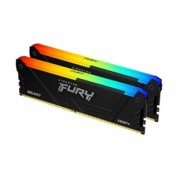 Mémoire vive Kingston FURY Beast KF432C16BB2AK2/32 32 Go RGB 2x16 Go DDR4 3200 MHz