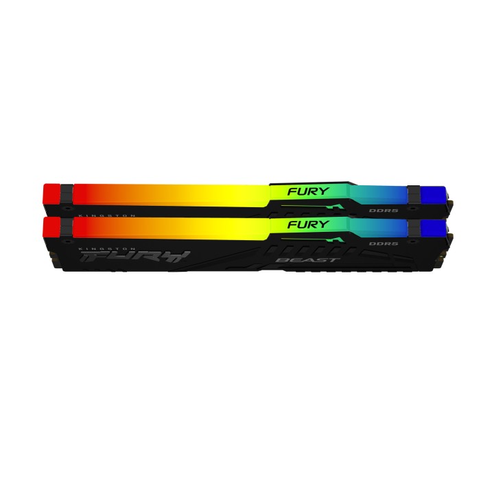Memoria per PC desktop Kingston KF552C40BBAK2-16 Fury Beast RGB da 16 GB (2 moduli da 8 GB) DDR5