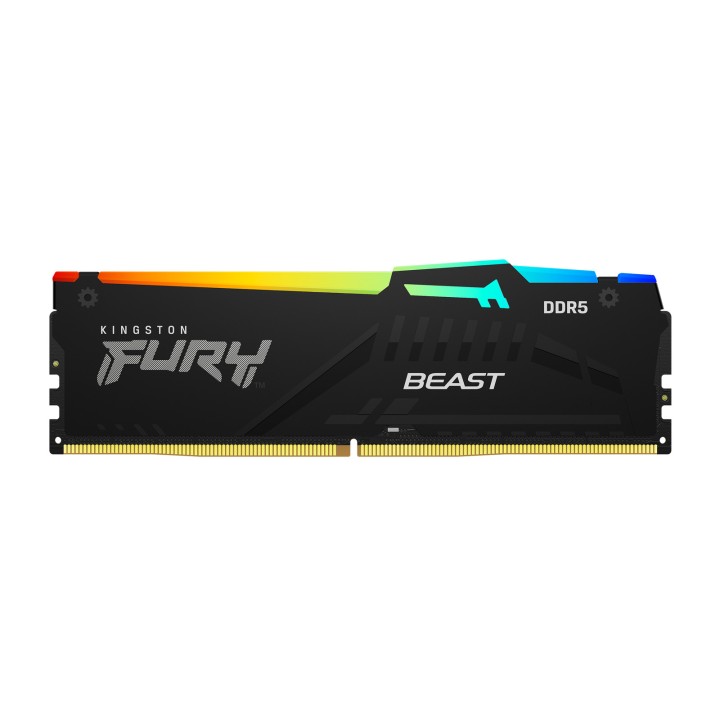 Memoria per PC desktop Kingston KF552C40BBAK2-16 Fury Beast RGB da 16 GB (2 moduli da 8 GB) DDR5