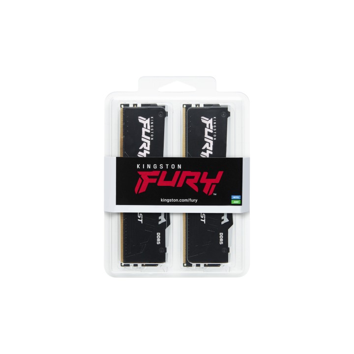 Memoria per PC desktop Kingston KF552C40BBAK2-16 Fury Beast RGB da 16 GB (2 moduli da 8 GB) DDR5