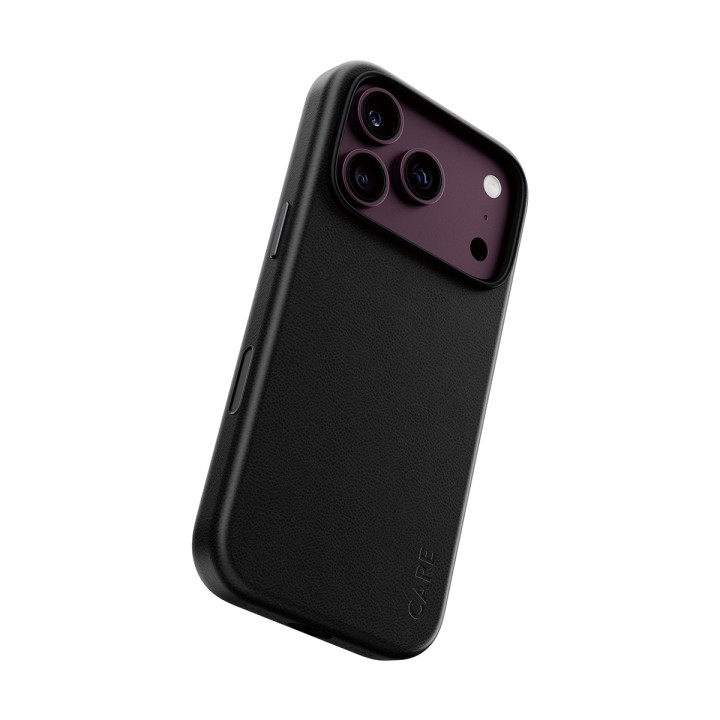 Funda movil back cover panzerglass solo vegan leather magsafe black iphone 18 pro / 17 pro