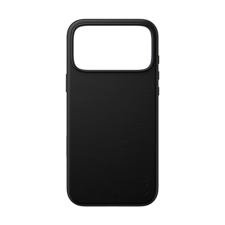 Mobile case back cover panzerglass solo vegan leather magsafe black iphone 18 pro max / 17 pro max
