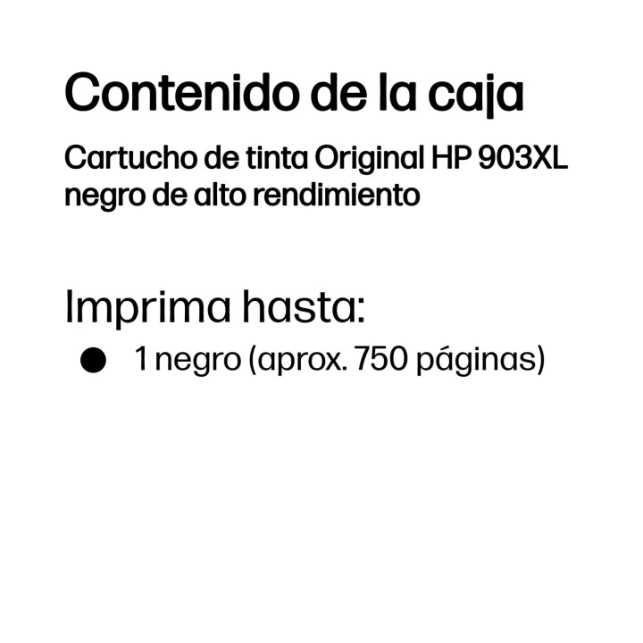 Original HP 903XL Black Cartridge - T6M15AE [ML-21.5][PAG-825]