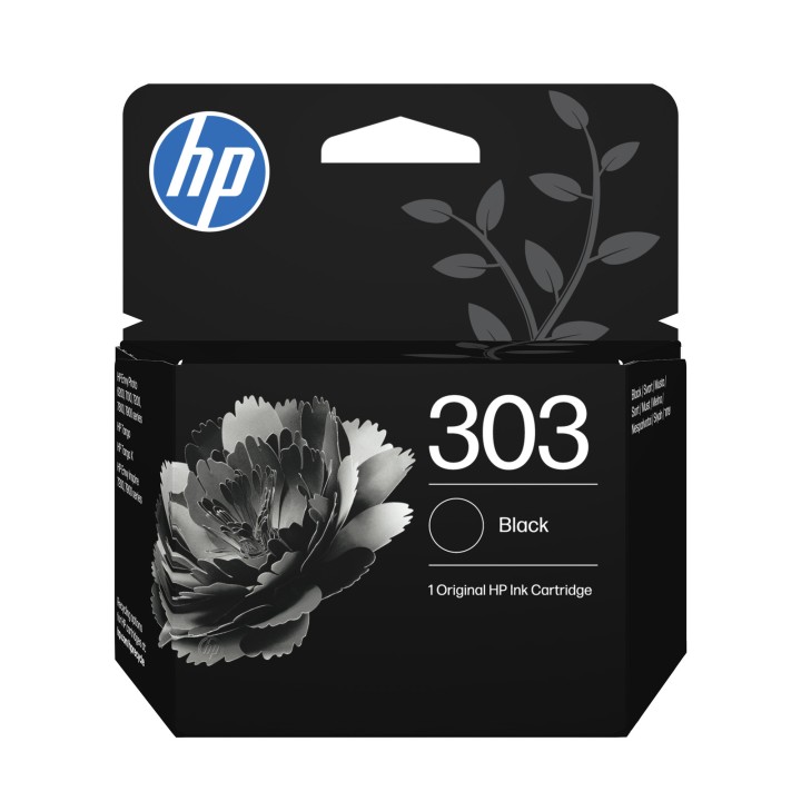 Cartouche noire HP 303 d'origine - T6N02AE [ML-4][PAG-200]