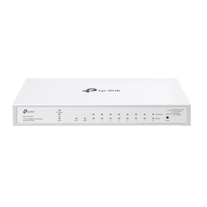 Semi-manageable switch tp-link festa fs310g 8xrj45 gb 2xsfp gb metal casing poe 61w vlan