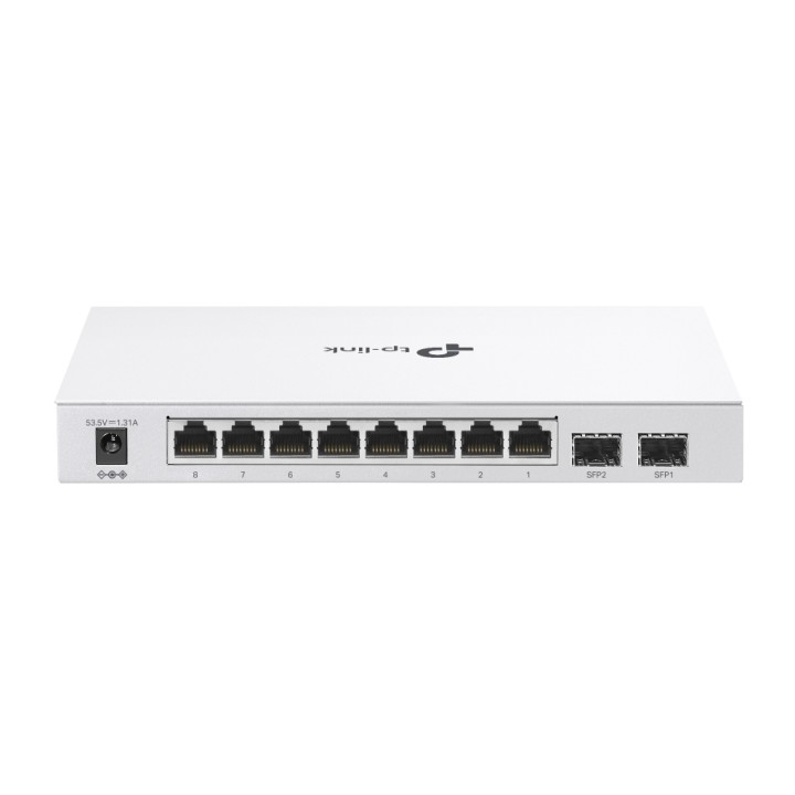 Semi-manageable switch tp-link festa fs310g 8xrj45 gb 2xsfp gb metal casing poe 61w vlan