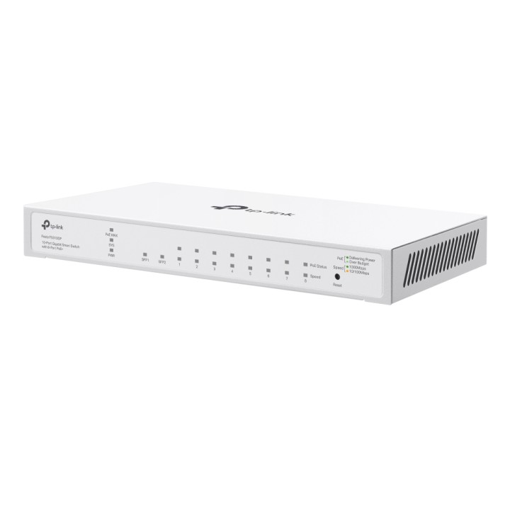 Switch semigestionable tp-link festa fs310g 8xrj45 gb 2xsfp gb carcasa metalica poe 61w vlan