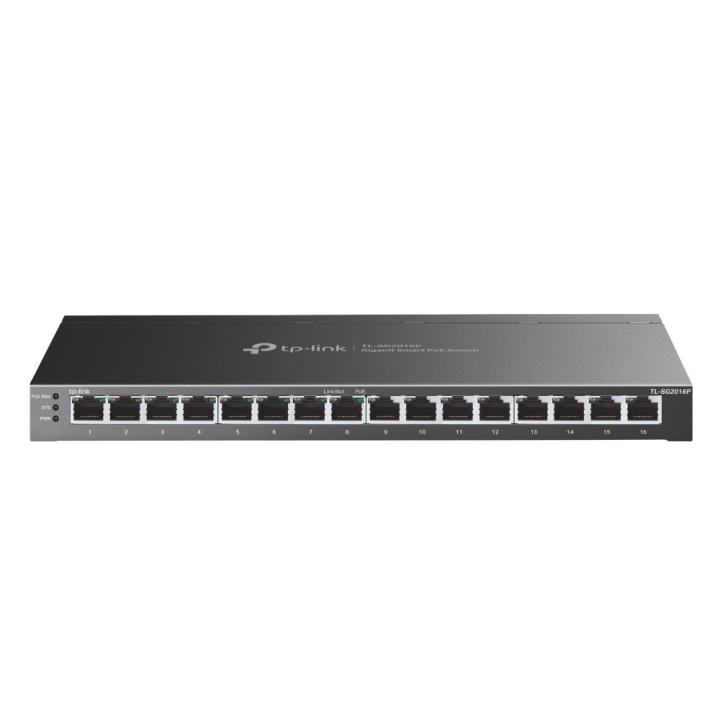 Switch TP-Link JetStream TL-SG2016P L2/L3/L4 Gigabit Ethernet (10/100/1000) Potente Ethernet (PoE) Nero