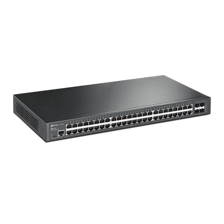 Switch TP-Link JetStream TL-SG3452, Gestionnaire Ethernet Gigabit L2 (10/100/1000), 1U, Noir