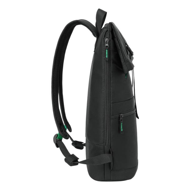 Rivacase Gremio mochila City backpack Negro Poliéster, Tereftalato de polietileno reciclado (rPET)