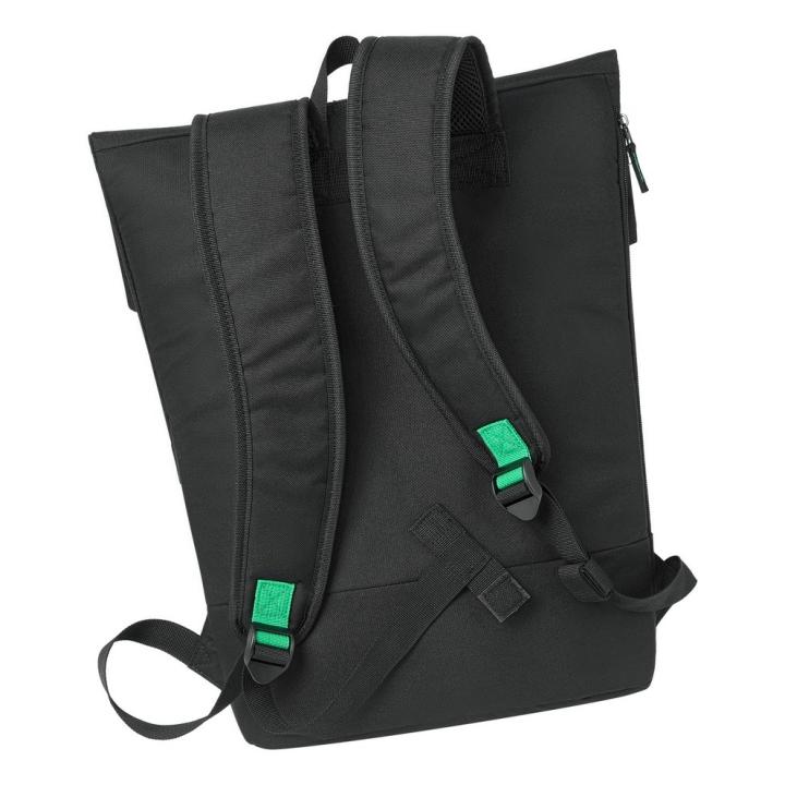 Rivacase Gremio mochila City backpack Negro Poliéster, Tereftalato de polietileno reciclado (rPET)