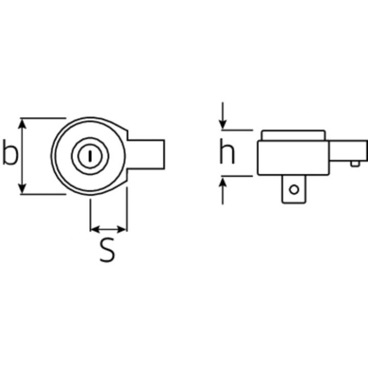 STAHLWILLE 735/20 14.18 mm 1 pezzo(i) Negro 60