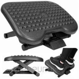 Reposapiés ajustable para escritorio, ergonómico, con 3 niveles de inclinación.