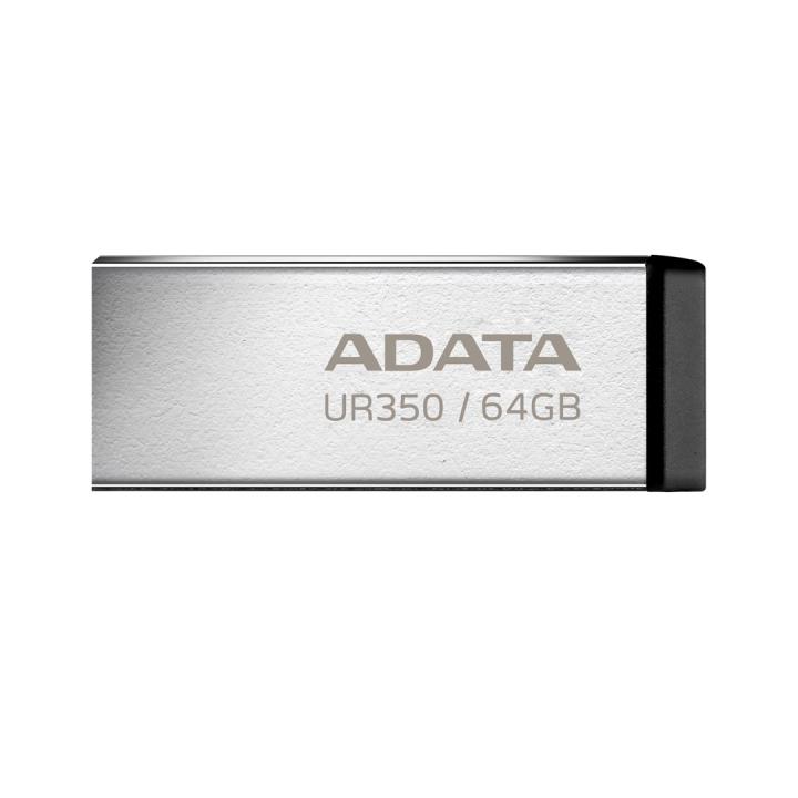 ADATA UR350 unidad clé USB 64 Go USB type A 3.2 Gen 1 (3.1 Gen 1) Noir