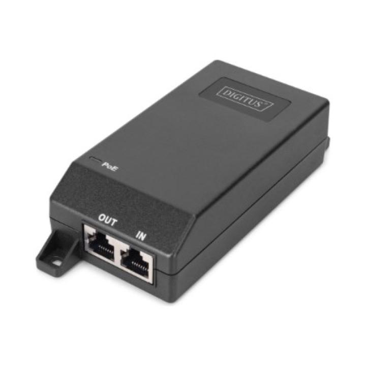Inyector Digitus PoE+ Gigabit Ethernet, 802.3at, 30 W