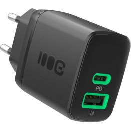 Cargador de red Usb + Type-C / 30W / Negro / CHARB-GC-30AC-B / Greencell