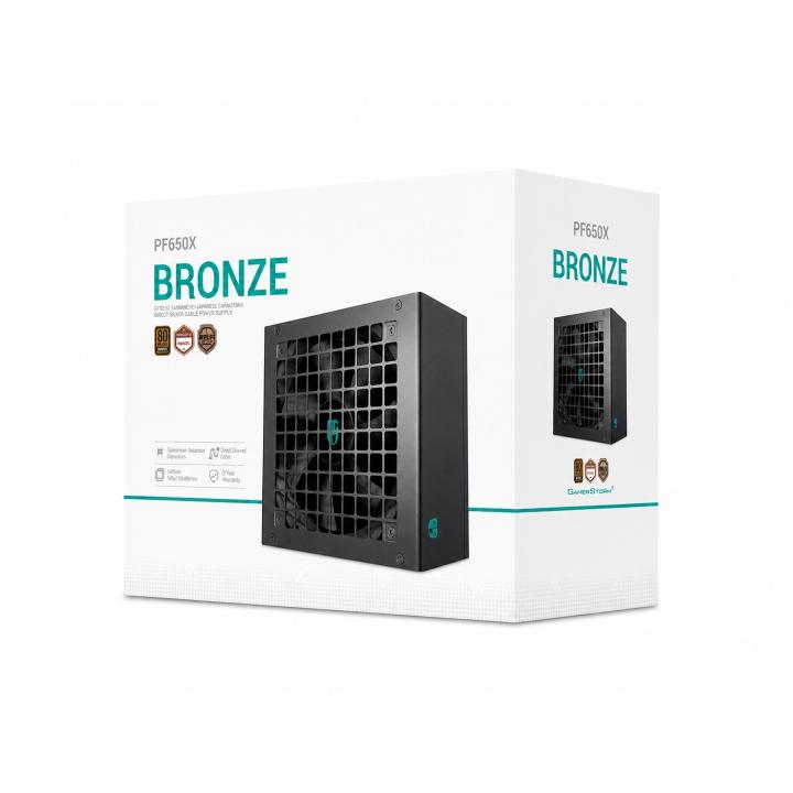 Source d'alimentation pour PC DEEPCOOL PF650X, noir