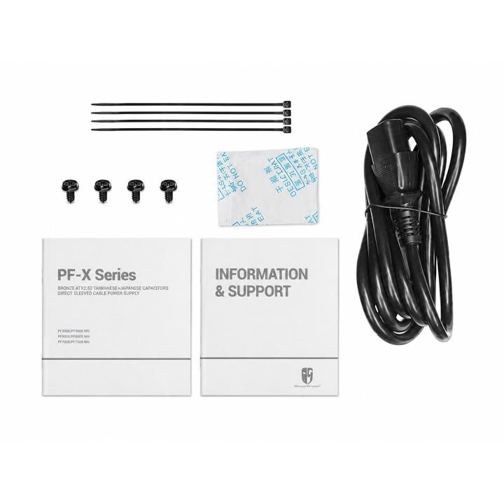 Fuente de alimentación para PC DEEPCOOL PF650X, negra