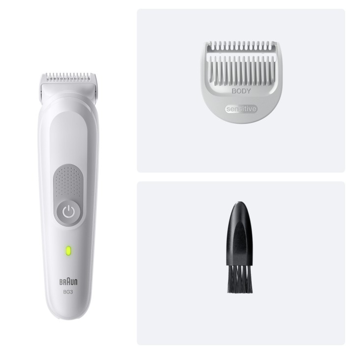 Braun BG3500 Regolabile e ricaricabile senza fili impermeabile per il corpo