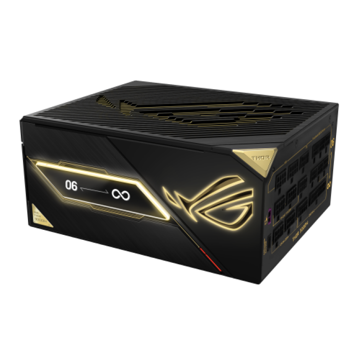 Alimentatore Asus ROG Thor 3000W Titanium III Edition, 20 unità, connettore ATX 20+4 pin, colore nero.