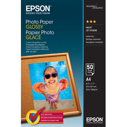 Epson C13S042539 carta fotografica lucida A4 50 fogli bianco