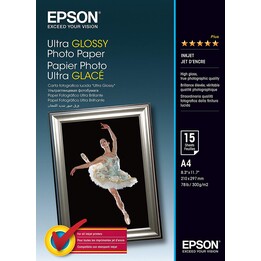 Epson Ultra Glossy Photo Paper A4 15 sheets
