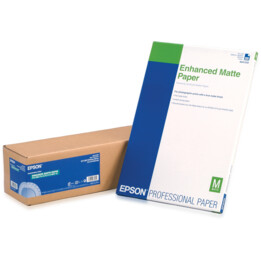EPSON Enhanced Matte Paper papel mate 30,5 m 61 cm 24" blanco